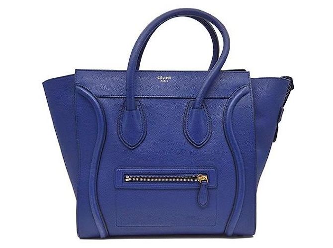 Luggage Céline Mini-Reisetasche Blau 