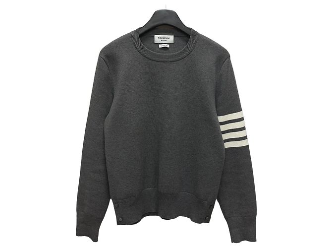 Thom Browne Milano-Strickware Schwarz 