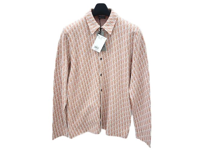 Dior Camisa de malha Oblique Multicor