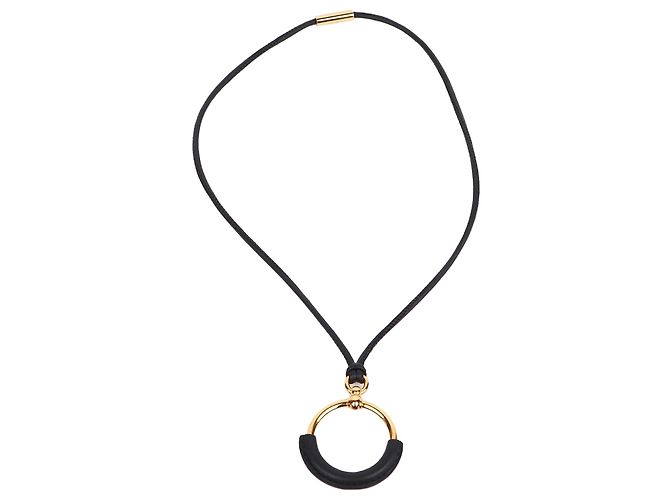 Hermès Collana Loop Petit Bicolor da donna Nero