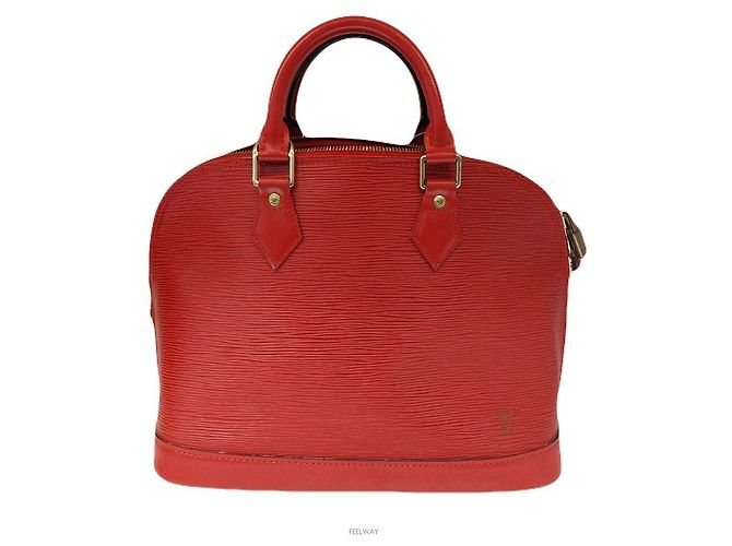 Louis Vuitton Sac cabas Epi Alma Rouge