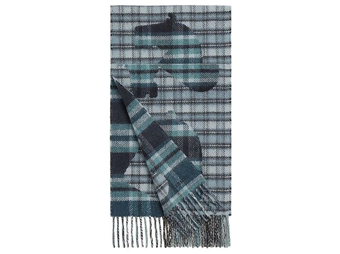 Hermès Sciarpa Tartan Echec au Roi Multicolore