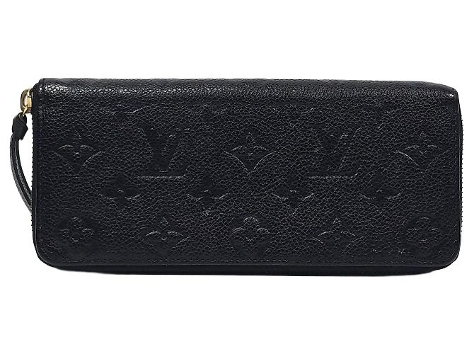 Louis Vuitton Monogram Empreinte Clemence Wallet Silvery