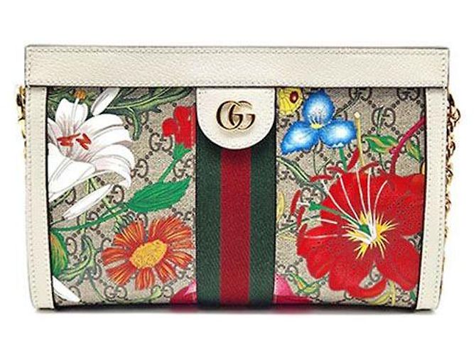 Gucci Bolsa de Ombro Ophidia GG Supreme Multicor