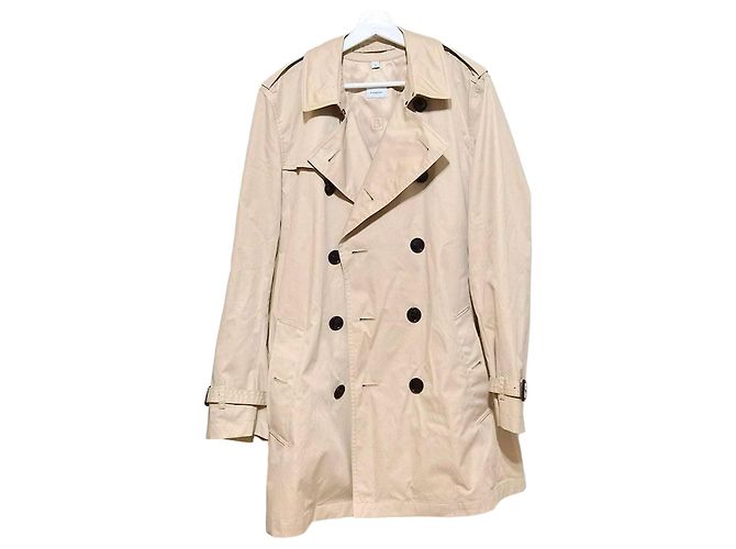 Burberry Short Trench Coat Brown