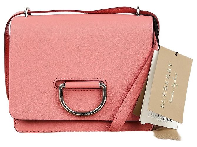 Burberry Bolsa transversal de couro rosa