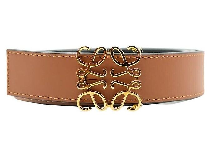 Loewe Cinto de couro Marrom