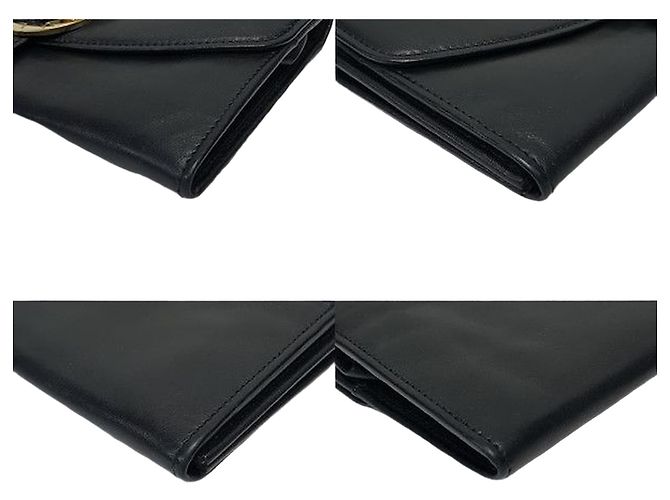 Bulgari Women's Long Wallet Black