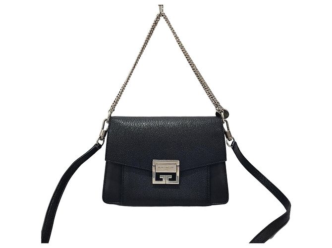 Givenchy Petit sac deux-poches à chaîne Noir