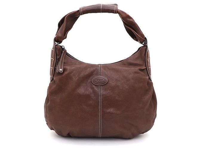 Tod's Bolsa Hobo e Bolsa de Ombro Marrom