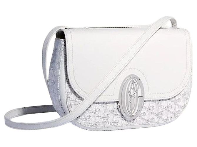 233 Goyard Bolso para mujer blanco Plata Paño