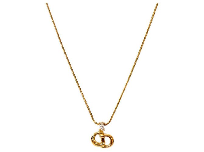 Dior Collana Cubic CD Gold D'oro 