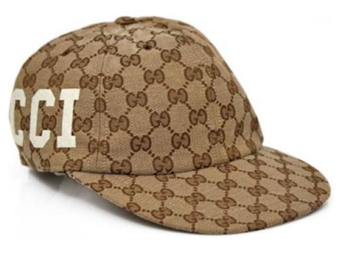 Gucci Boné de baseball em lona de algodão