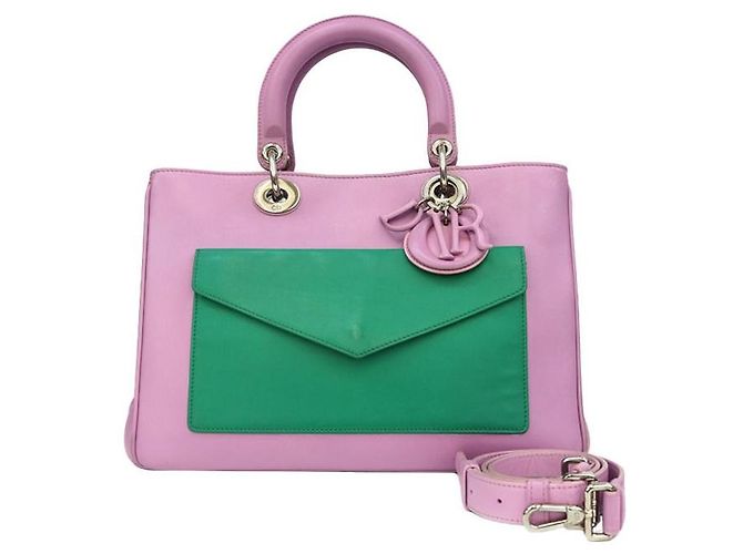 Dior Borsa tote viola e nera
