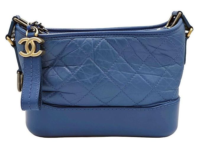 Chanel Borsa Hobo Gabrielle Small Blu
