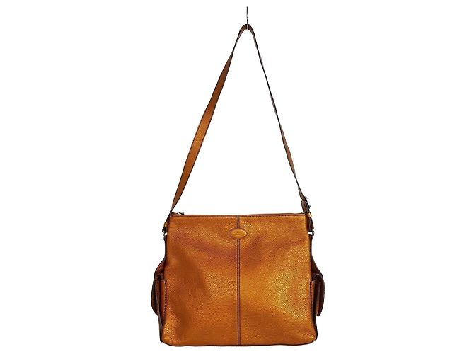 Tod's Bolsa transversal de couro Marrom