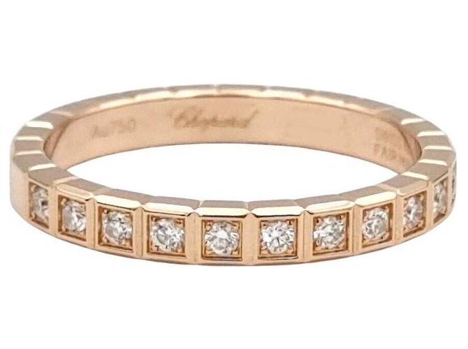 Chopard Diamond Ice Cube Ring Pink 