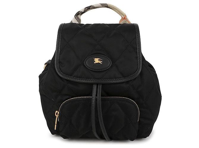 Burberry Mini Horseshoe Backpack Black