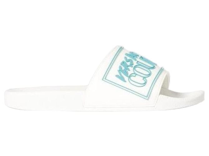 Versace Rubber Slide White