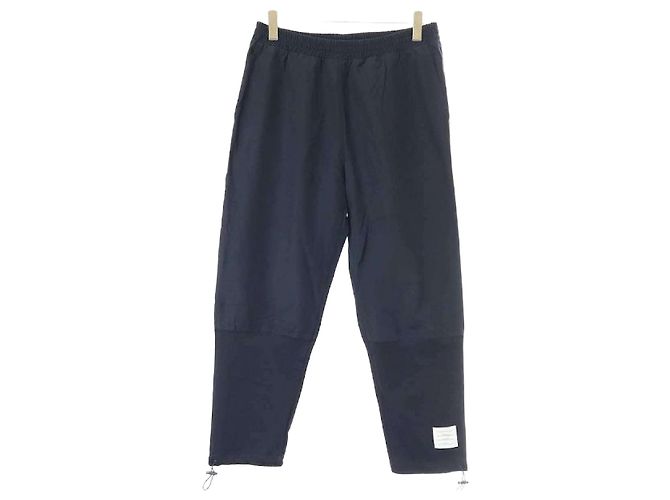 Thom Browne Pantaloni combo Ripstop e lana Tech Milano Blu
