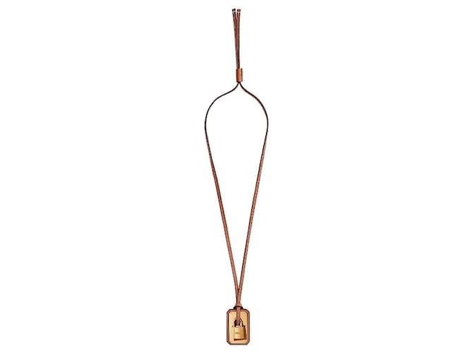 Hermès Kelly Pendant Necklace Red 
