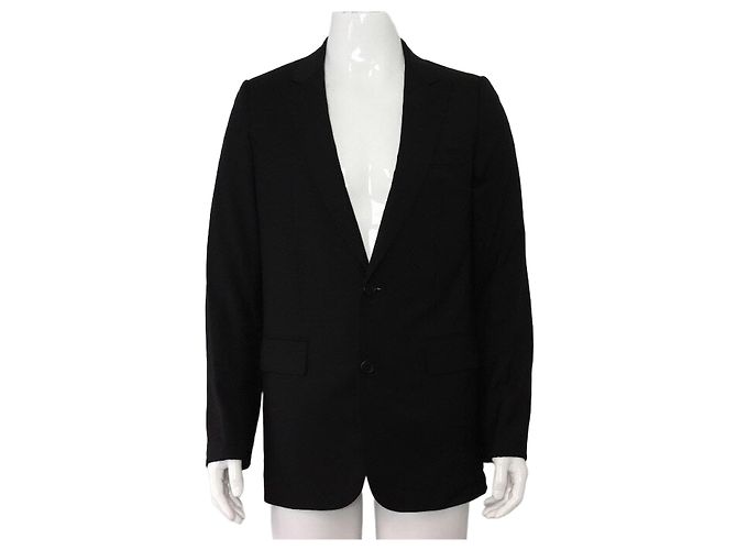 Dior Men's Black Wool Blazer Jacket