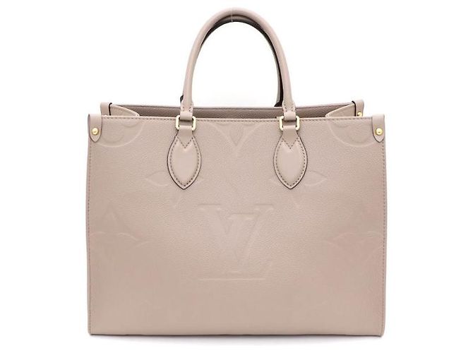 Louis Vuitton Borsa Tote e Borsa a Spalla Monogram Empreinte Turttle OnTheGo MM Arancione
