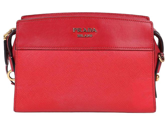 Prada Piccola borsa a tracolla Esplanade rossa Rosso