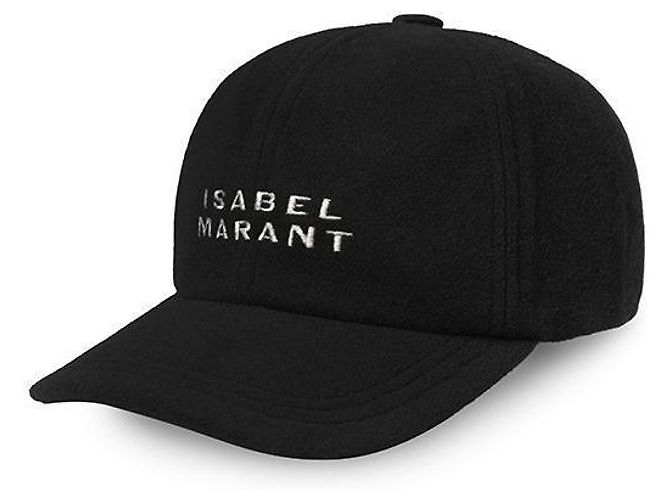 Isabel Marant Bestickte Damen-Cap mit Tyrone-Logo Silber