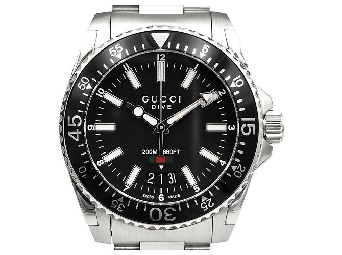 Gucci Relógio Dive de aço Multicor