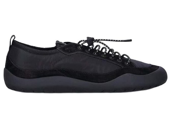 Prada Baskets Speedlock en polyester recyclé et daim