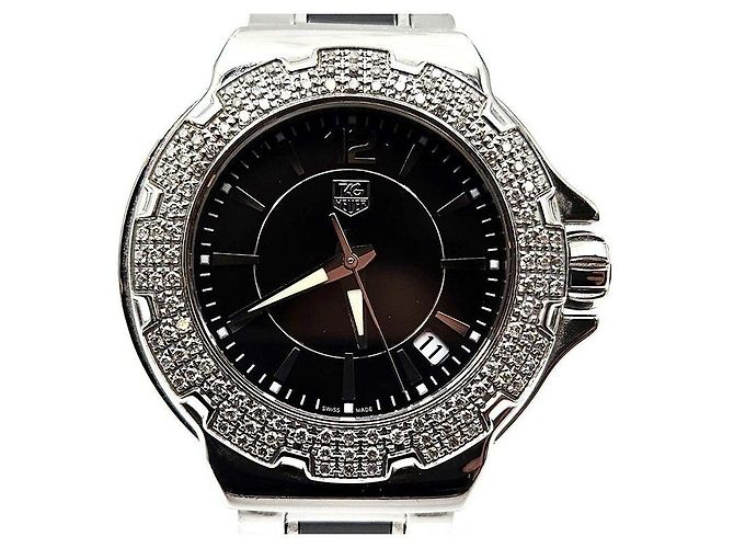 Tag Heuer Ceramic Diamond Steel Watch Multiple colors