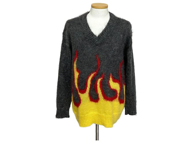 Prada Flame Strickpullover Mehrfarben 