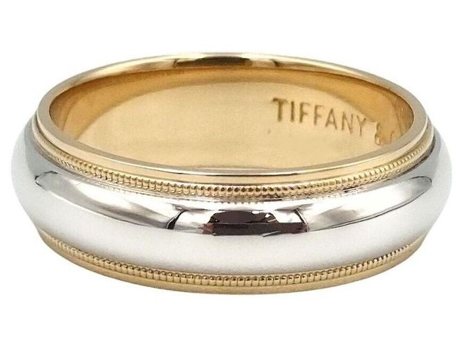 Tiffany & Co Anillo Tiffany Milgrain Combo Naranja