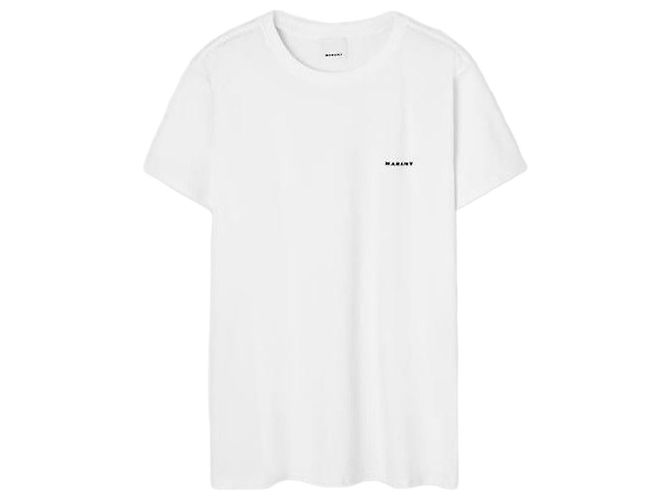 Isabel Marant Plain Cotton T-Shirt White
