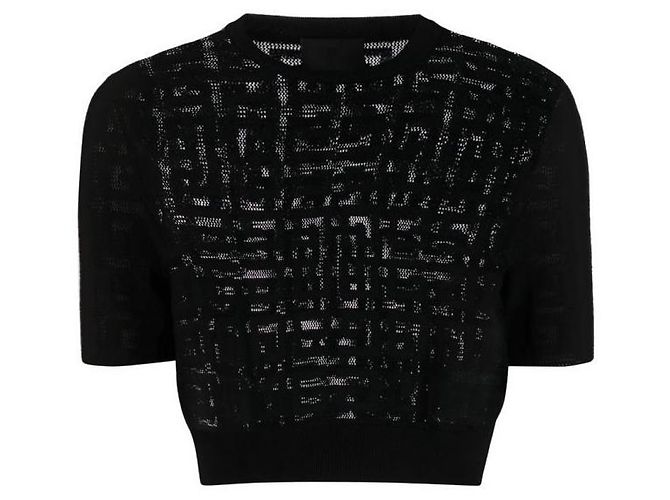 Givenchy Maglione crop in jacquard