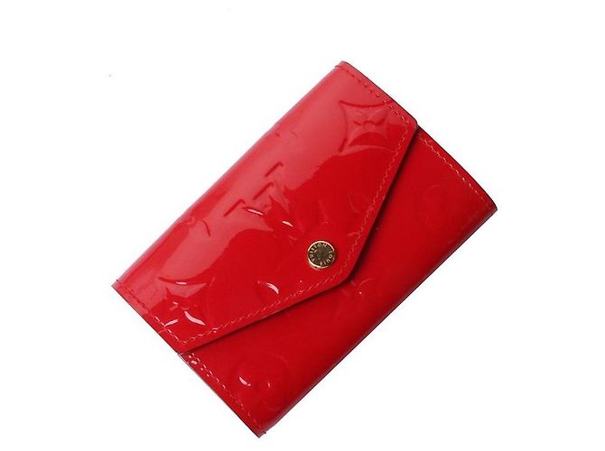Louis Vuitton Vernis Key Holder Key Wallet Red