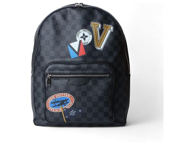 Louis Vuitton Sac à dos Josh World Tour en Damier Graphite Édition Limitée Multicolore