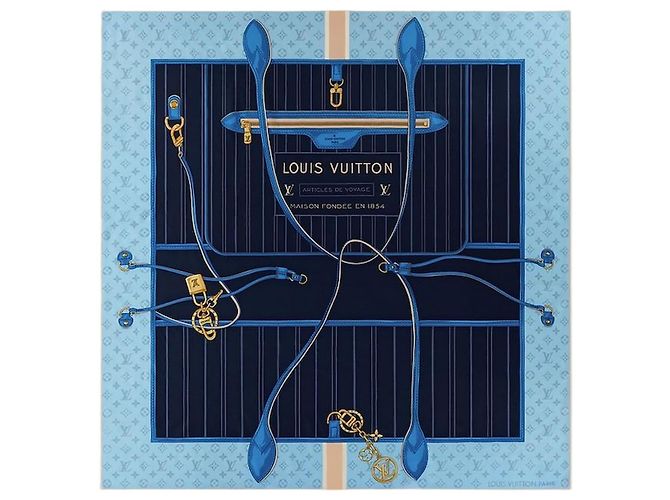 Louis Vuitton Mi Chal Neverfull Azul Claro