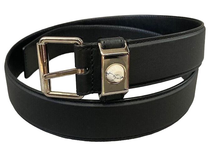 Balenciaga Classic Studded Leather Belt Black