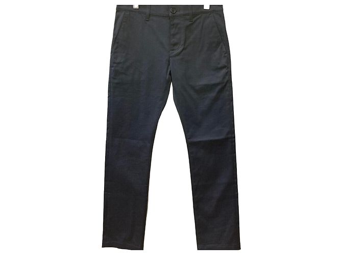 Saint Laurent Pantalones chino slim de algodón gabardina clásico