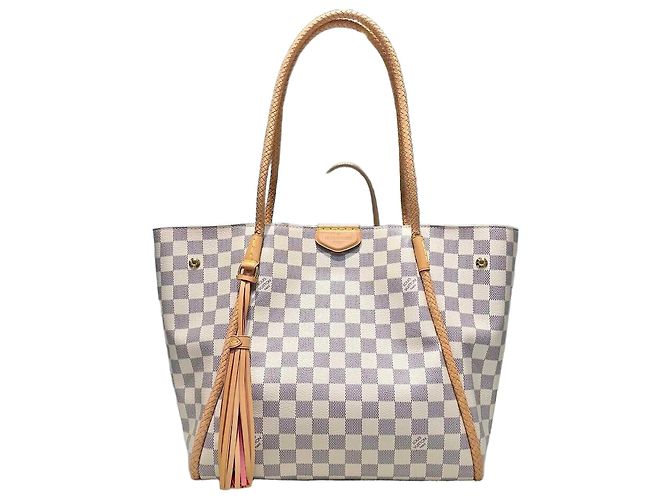 Louis Vuitton Borsa Tote Damier Azur Propiano Multicolore