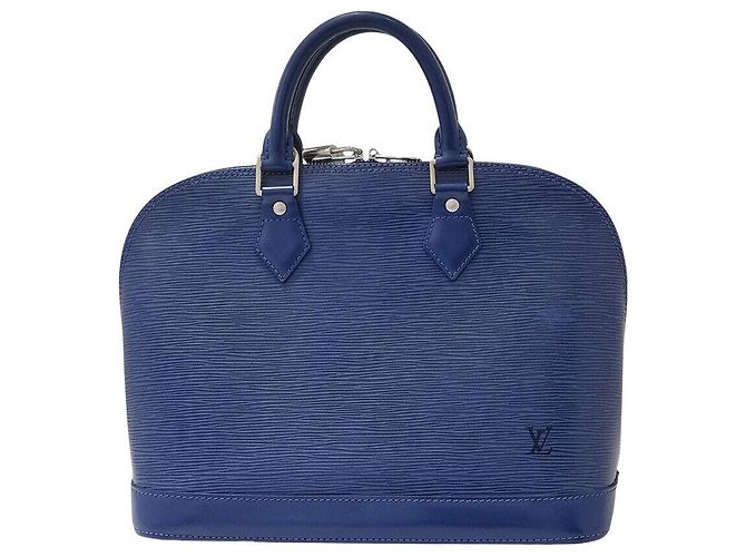 Louis Vuitton Epi Alma PM Azul