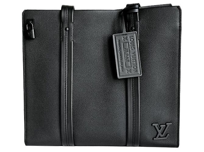 Louis Vuitton Aerogram Tote Bag Schwarz