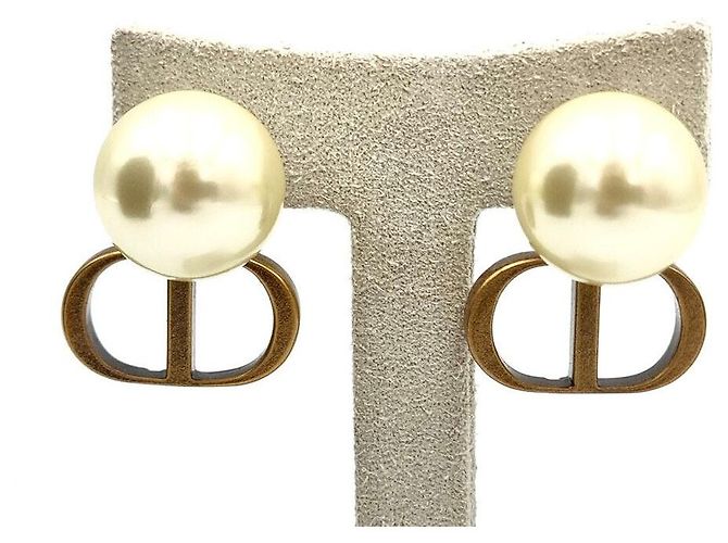 Dior Orecchini tribali con perle D'oro 