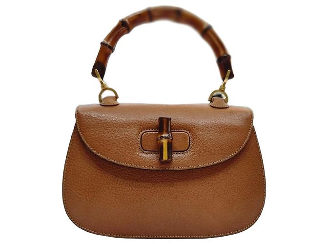 Gucci Top Handle Tote Bag Medium Brown
