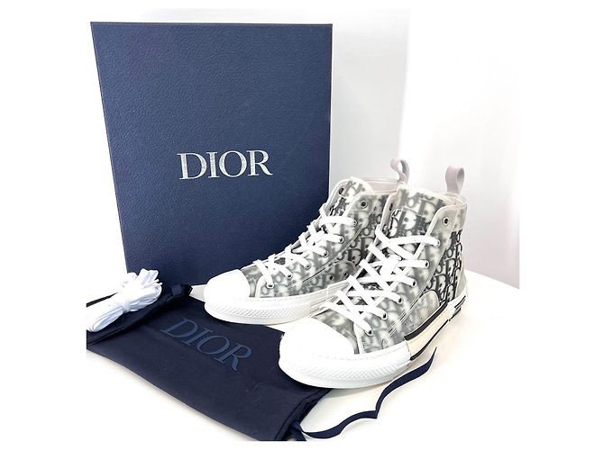 Dior Oblique Canvas High Top Sneakers Multiple colors