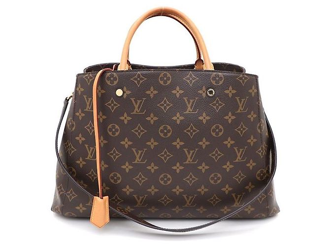 Louis Vuitton Borsa Tote e Borsa a Spalla Montaigne GM in Canvas Monogram Multicolore