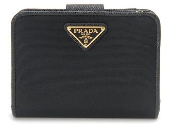 Prada Cartera Re-Nylon con sello Negro