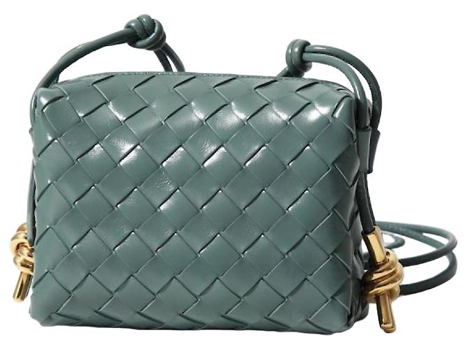 Bottega Veneta Mini borsa a tracolla Loop in intrecciato Multicolore